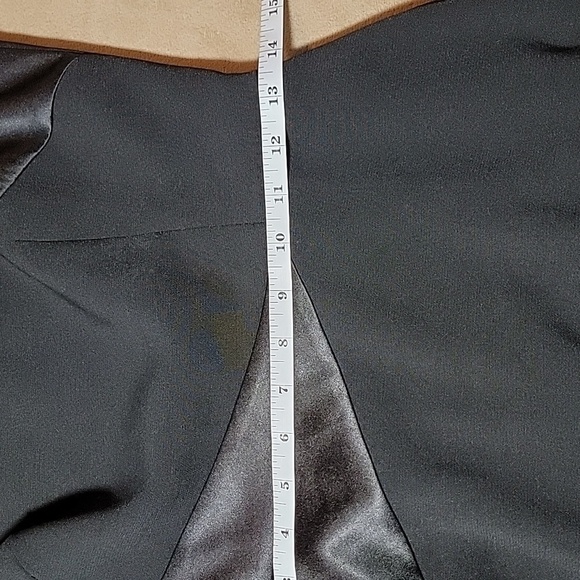WHBM Black on Black Satin Block Sleeveless Sheath Dress Size 2 NWT - Picture 10 of 13